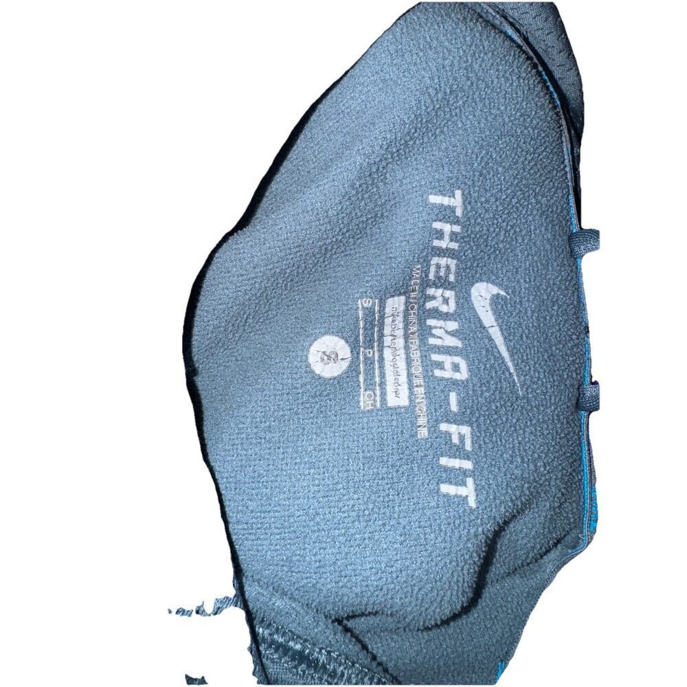 Nike Therma-FIT Hoodie Men's Size S Gray Blue Pullover Sweatshirt - Picture 3 of 3